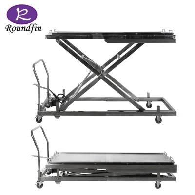 Rd-1527 Mortuary Lifting Cart Funeral Body Lifter Daed Body Trolley Cadaver Trolley