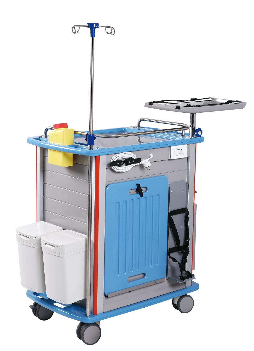 ABS Emergency Trolley Hospital Trolley Hospital Medical Cart Mobile Trolley