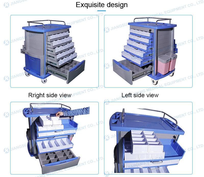 Skr054-Mt Hospital Economic Multi-Purpose Medicine Delivery Trolley