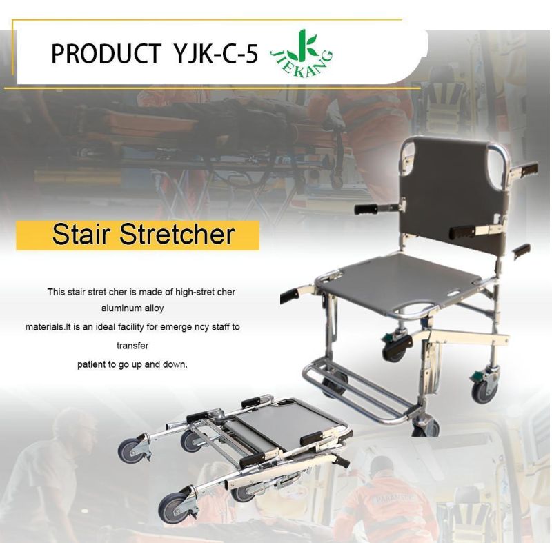 Low Price High Quality Hospital Emergency Ambulance Stair Stretcher