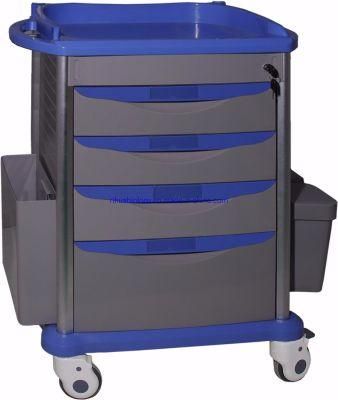 Hot Sale Hospital Drug Delivery Trolley Emergency Trolley