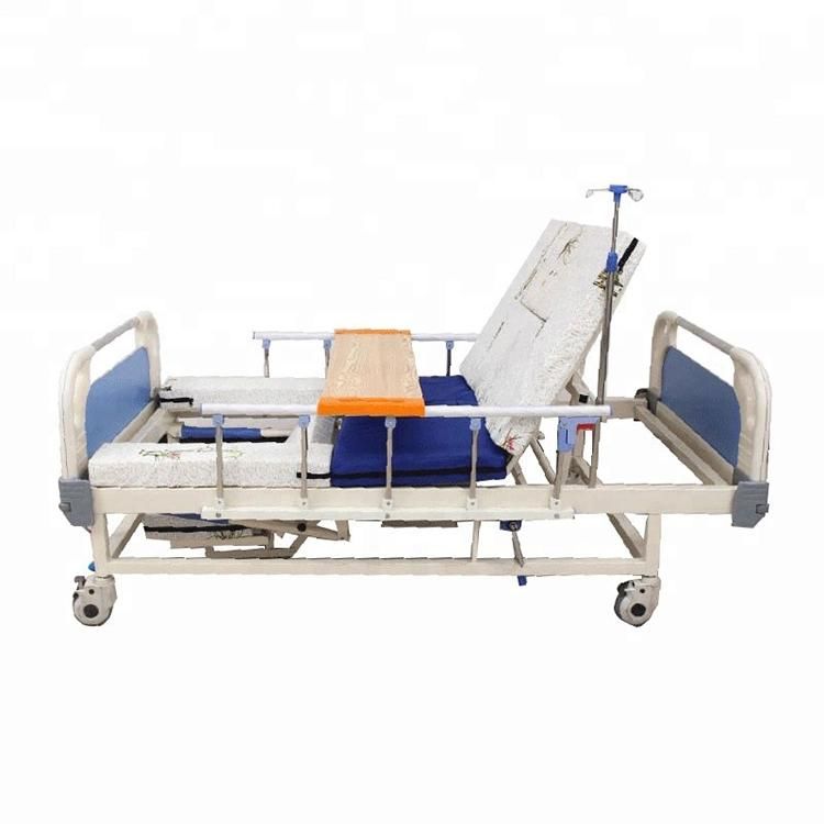 Medical 8 Function Homecare Disabled Manual Nursing Medical Hospital Elderly Care Bed