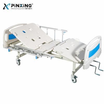 Double Cranks Fowler Bed 2-Function Hospital Bed on Casters
