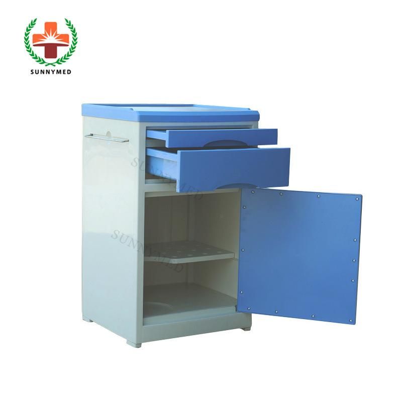 Sy-R074 Hospital Plastic Patient Bed Bedside Cabinet