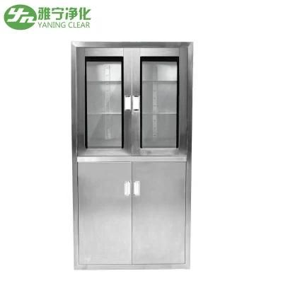 Yaning 304 Stainless Steel Medical Instrument Cabinet