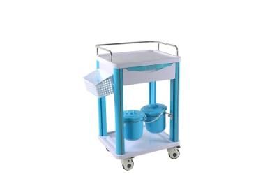 Hot Sale Medical Cart Hospital Nursing ABS Treatment Trolley