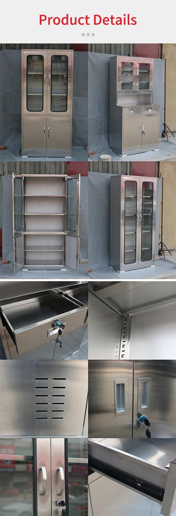 Hospital Stainless Steel Drug Cupboard for Appliance My-SLC-14