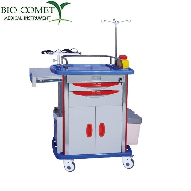 Hospital Medical Emergency Folding Tool Equipment Trolley