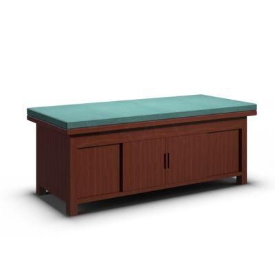 Oekan Hospital Furniture Medical Examination Bed with Storage Cabinet