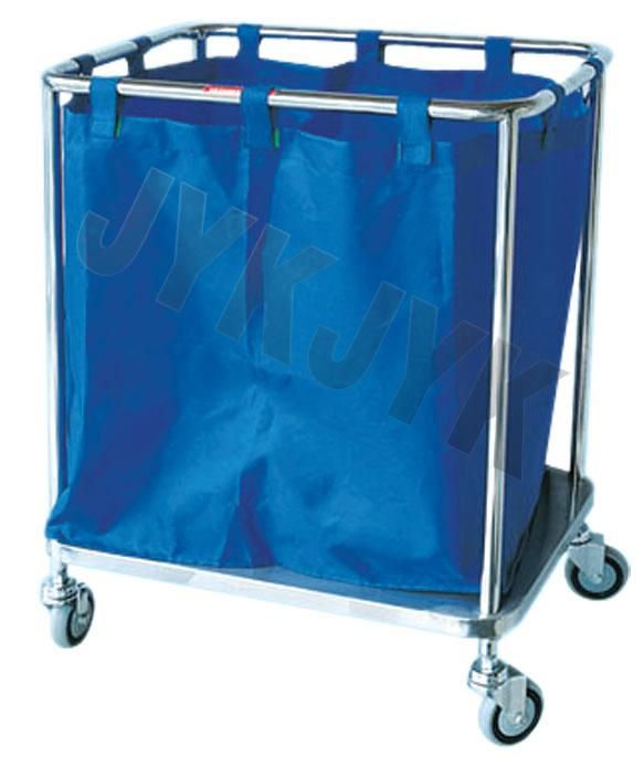 Stainless Steel Trolley for Dirty Clothes