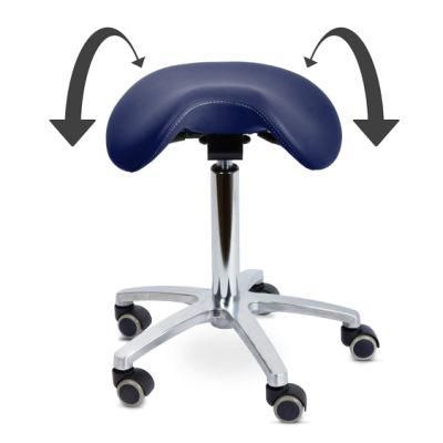 Dental Assistant Stool Saddle Chair Doctor Stool Dentist Chair Saddle Stool Rolling Ergonomic Swivel Chair