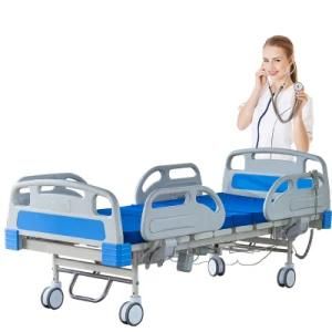 General Ward Hospital Bed with Central-Lock System China Supplier
