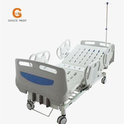 Adjustable Medical 2 Function High Quality Manual Hospital Patient Bed with Double Cranks