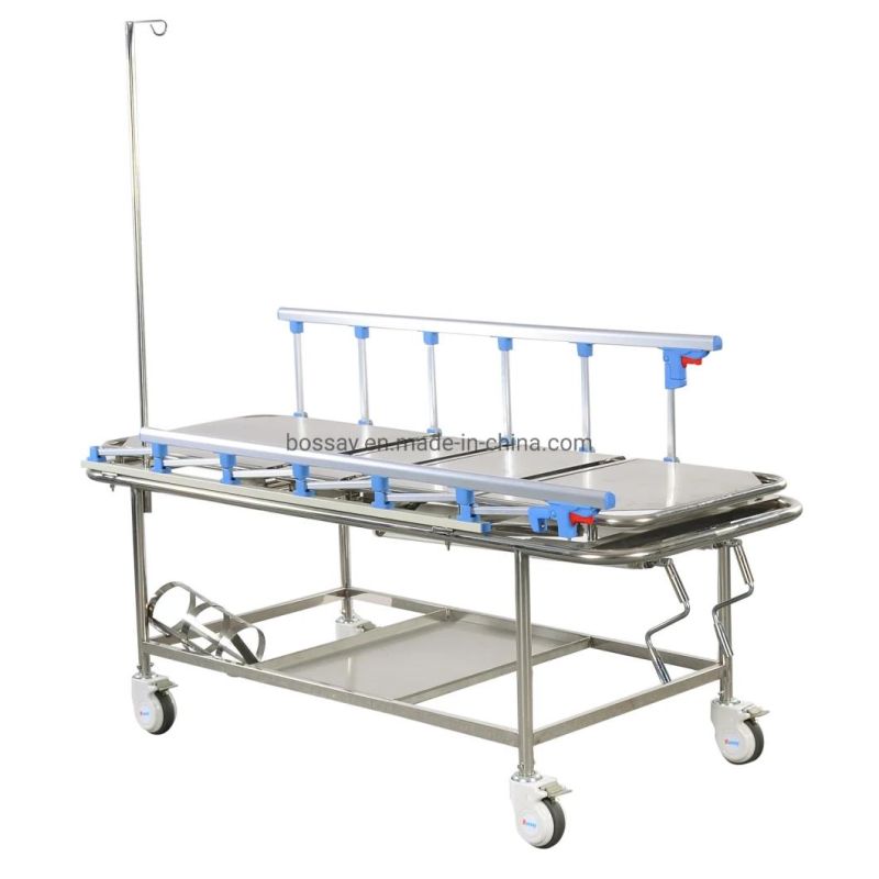 High Quality Stainless Steel Emergency Hospital Ambulance Stretcher for Sales