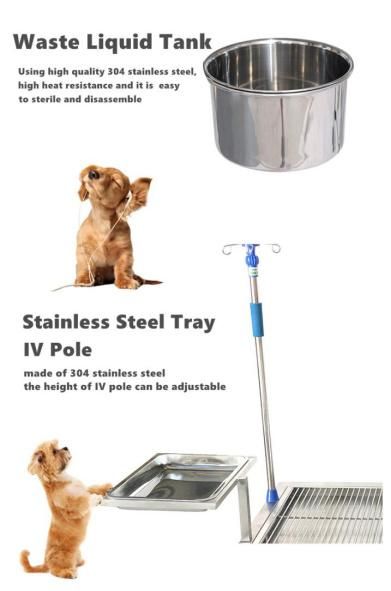 Veterinary Instrument Animal Equipment Vet Electric Delivery Bed Cold Rolled Steel Veterinary Operating/Operation Examination Table