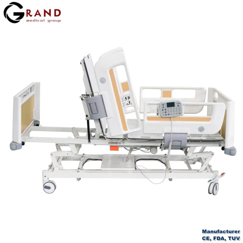 Electric Multi Function Hospital Lifting Patient Nursing Bed Medical ICU Bed for Hospital Hospital Furniture