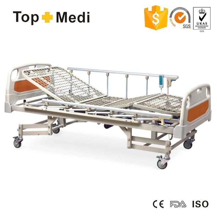4 Functions Height Adjustable Reclining Medical Home Care Hospital Bed