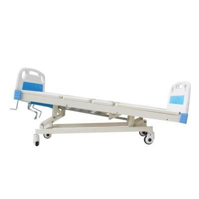 Five Functions ICU Manual Hospital Bed with CE Certificate