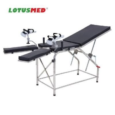 Lotusmed-Stretcher-888-B2-1 Aluminum Alloy Stretcher Female Examining Table