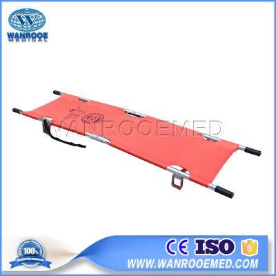 Ea-1d4 Emergency Use Medical Four Fold Pole Stretcher with Carry Bag