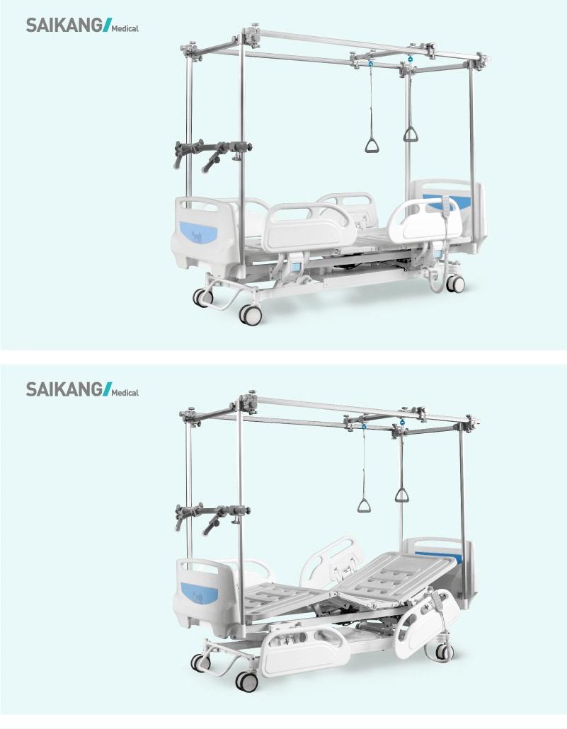 GB8c Electric Hospital Orthopedic Physiotherapy Traction Bed