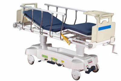 Mn-Yd001 Medical Loading Stretchers Patient Transfer Stretcher Manual Height Adjustable Yydraulic Stretcher