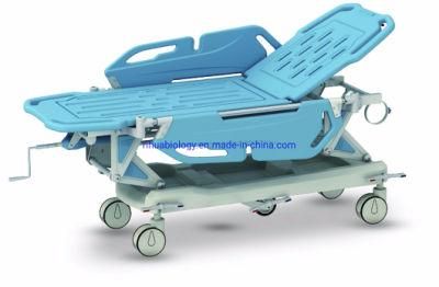 Rh-Z004 Hospital Luxrious Hydraulic Rise and Fall Stretcher Cart