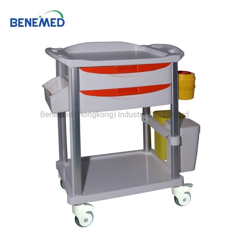 Medical ABS Trolley Hospital Emergency Treatment Cart