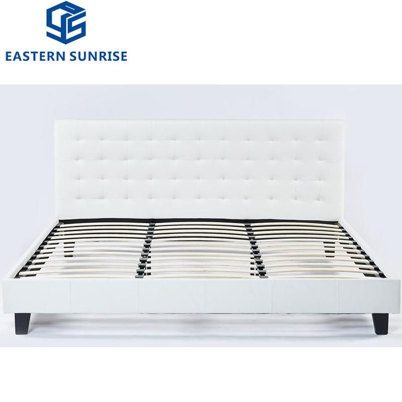 Factory Promotion Soft and Comfortable Leather Bed