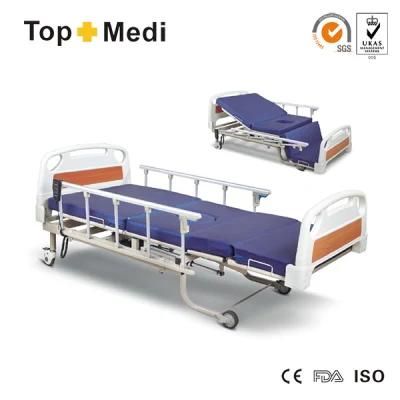 Topmedi Five Function Electric Hospital Bed with Commode Toilet