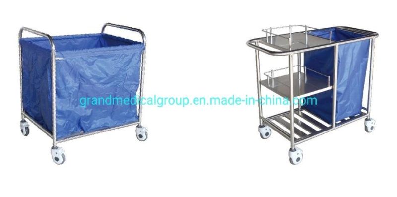 Hot Sale Hospital Classification Mobile Trolley Dirt Trolley Patient Clothing Sorting Trolley Surgical Instrument