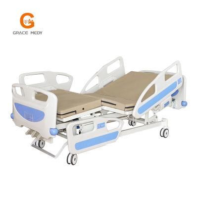 CE and ISO Three Function Hospital Bed Nursing Care Equipment Medical Furniture Clinic ICU Patient Hospital Bed
