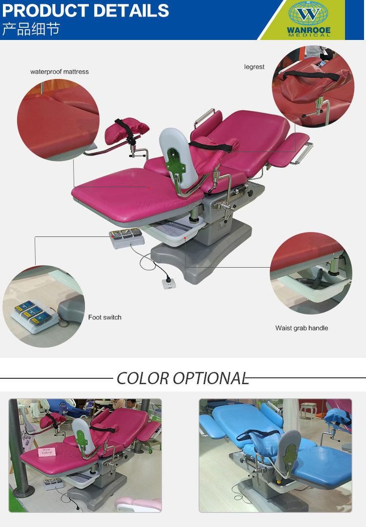 a-C102 Foldable Gynecological Operating Table Gynaecology Examination Delivery Bed