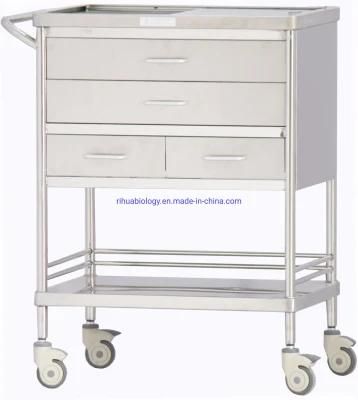 Hospital Stainless Steel Anesthesia Cart