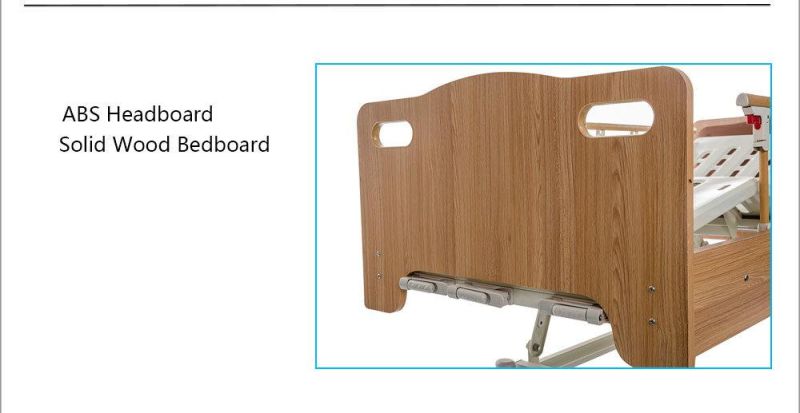 Manual Adjustable Hospital Bed with up and Down Function Bc03-1c