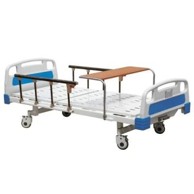 Ce ISO Three Cranks Manual Hospital Patient Bed