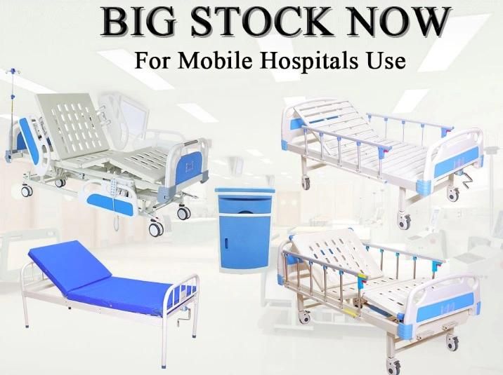 Clinic Patient Treatment Furniture Five 5 Functions Electric Medical Intensive Care ICU Therapy Nursing Hospital Bed with Mattress and CPR