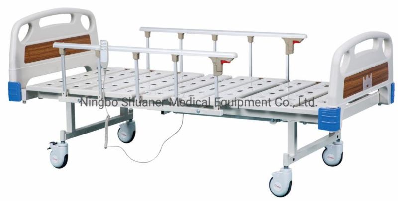 Patient Adjustable 2 Function Medical Equipment ICU Electric Hospital Bed