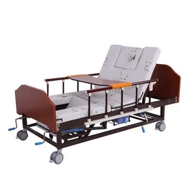 Wooden Electric Hand Operated Manual Household Elderly Care Bed Price