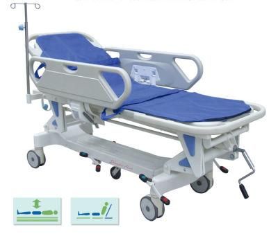 Hospital Type Device Clinic Emergency Medical Equipment ABS Patient Transport Stretcher