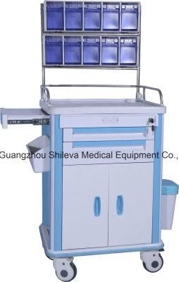 Multi-Function Hospital Emergency Medical Trolley Surgery Room Crash Cart