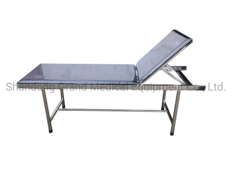 Manual Examination/Exam Bed Hospital Equipments Medical Instrument Clinic Apparatus Stainless Steel Clinic Check Bed/Table
