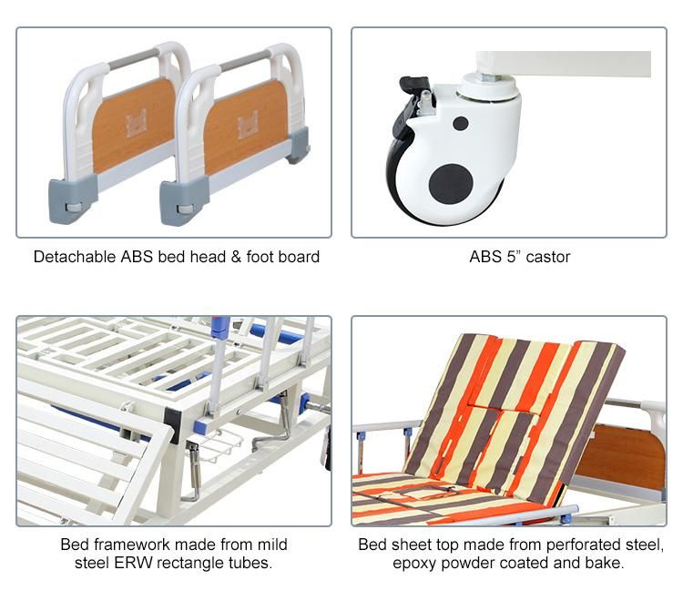 Cheap Price Medical Equipment Five Function Electric Nursing Hospital Bed