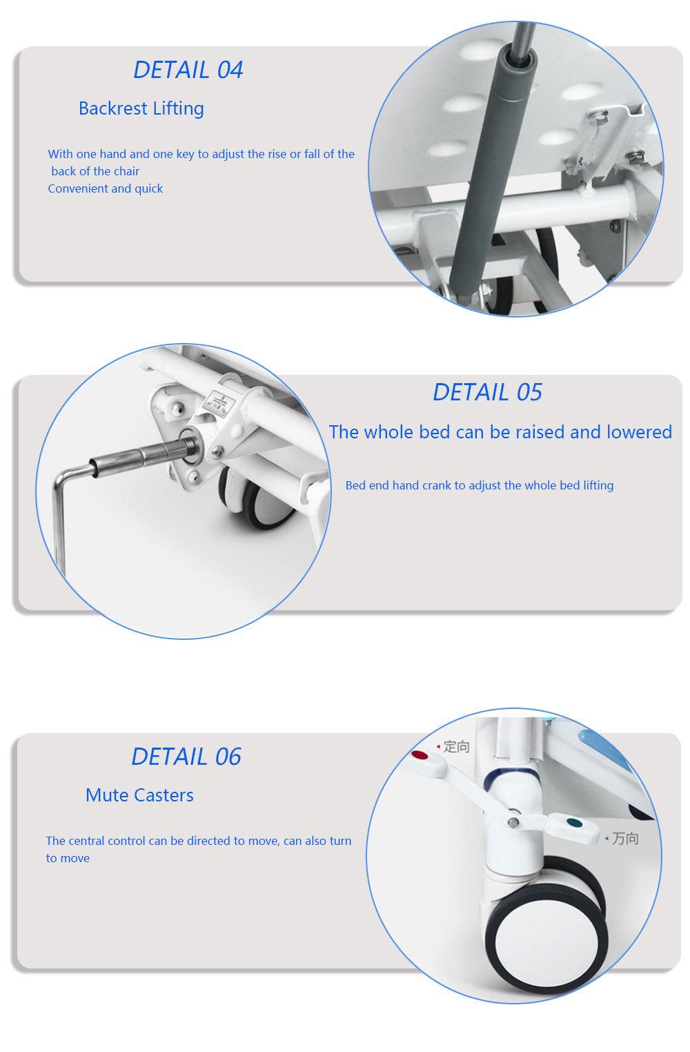 ABS Patient Transfer Trolley Stretcher for Emergency