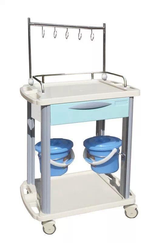 Medical ABS Transfusion Trolley Carts Hospital Furniture (SLV-ITT67516D)