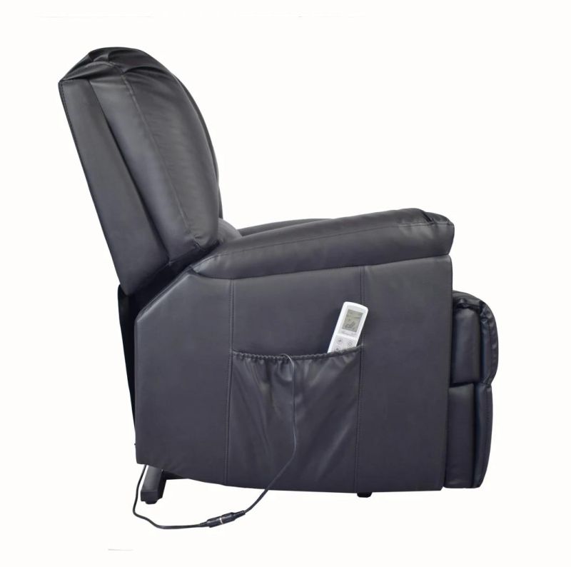 Jky Fabric Power Electric Mobility Riser Lift Recliner Chair Reclining with Tray Table and LED Lights for The Elderly