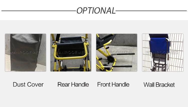 Ea-6g Hospital Furniture Manual Emergency Folding Evacuation Climbing Stair Lift Wheel Chair