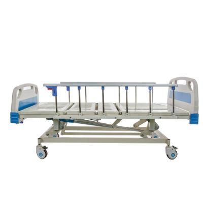 Medical Furniture ABS Crank Manual Hospital Bed for Nursing Homes