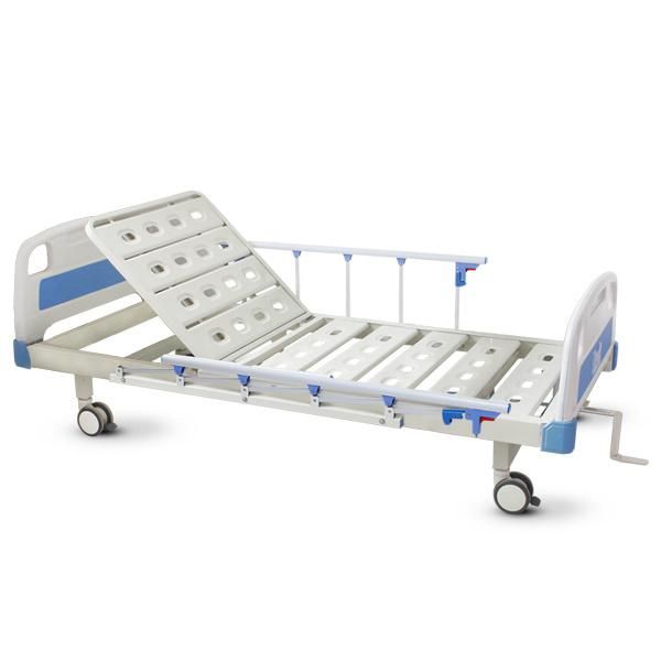 Low Price One Position Manual Crank Medical Hospital Bed