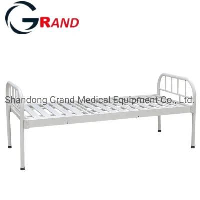 Hospital Equipment Medical Cheap Flat Design Steel Coating Hospital Clinic Nursing Patient Bed
